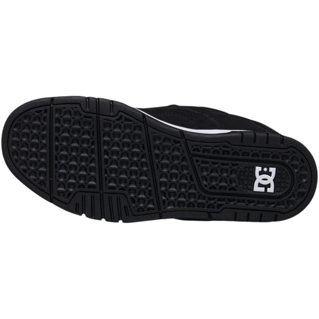 2026 DC Shoes Mens Stag Trainers 320188 - Black / Black / White